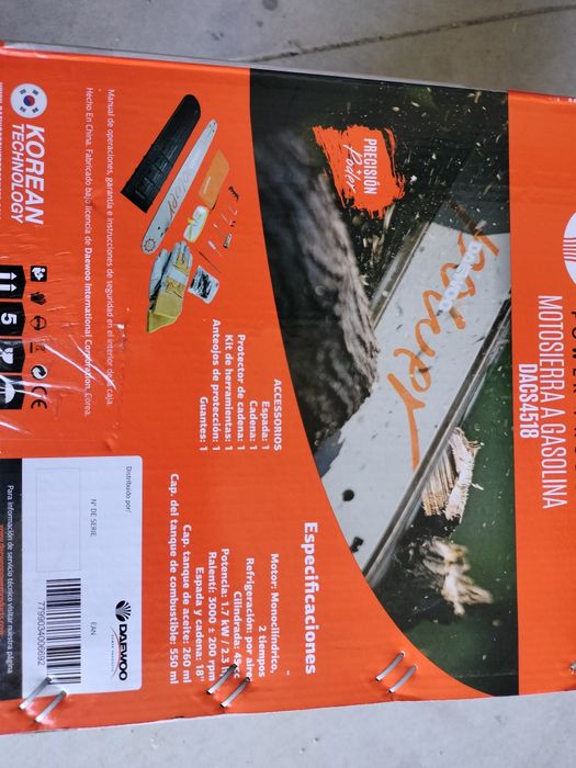 Motosserra daewoo 45cc