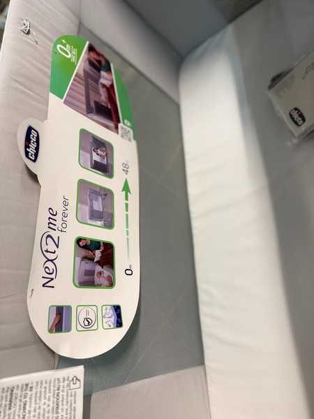 [OUTLET] Chicco Next2Me Forever Łóżeczko Dostawne 3w1 do 22kg Ash Grey