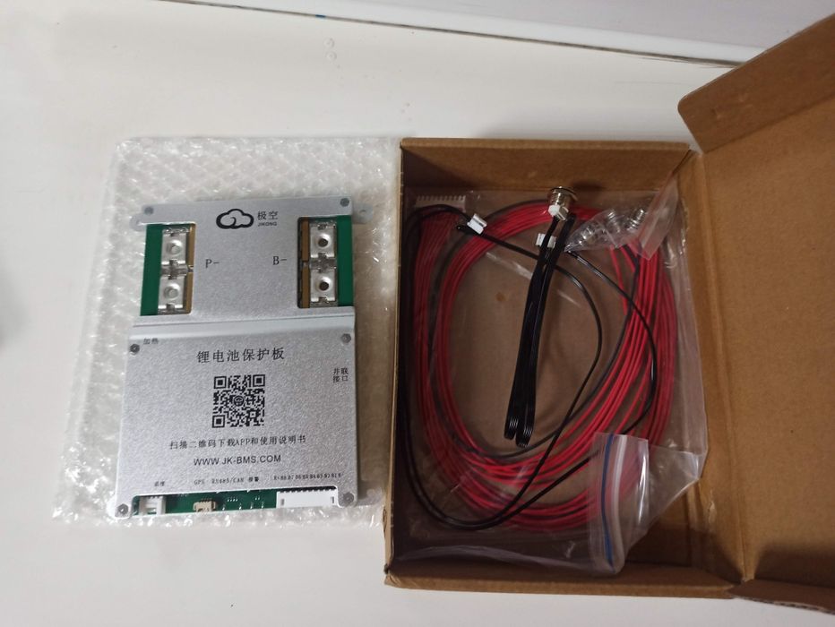 BMS JK-B2A8S20P 12-24В 200А; JK-PB2A16S20P V19 200А, перемички, комплектуючі
