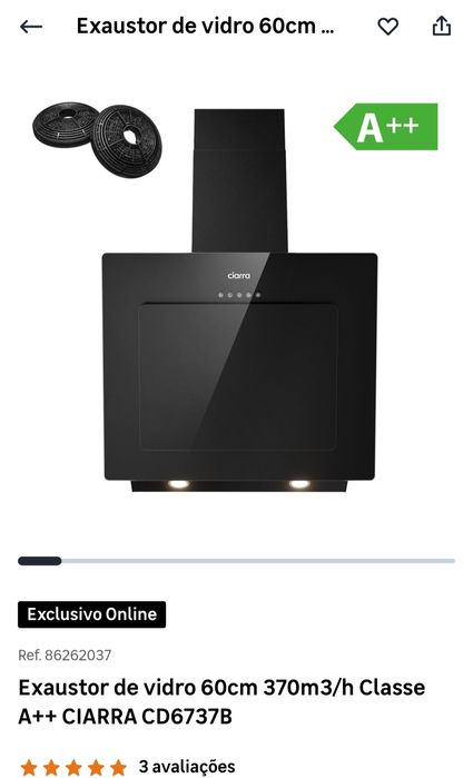 Forno e placa Bosh; Exaustor Ciarra