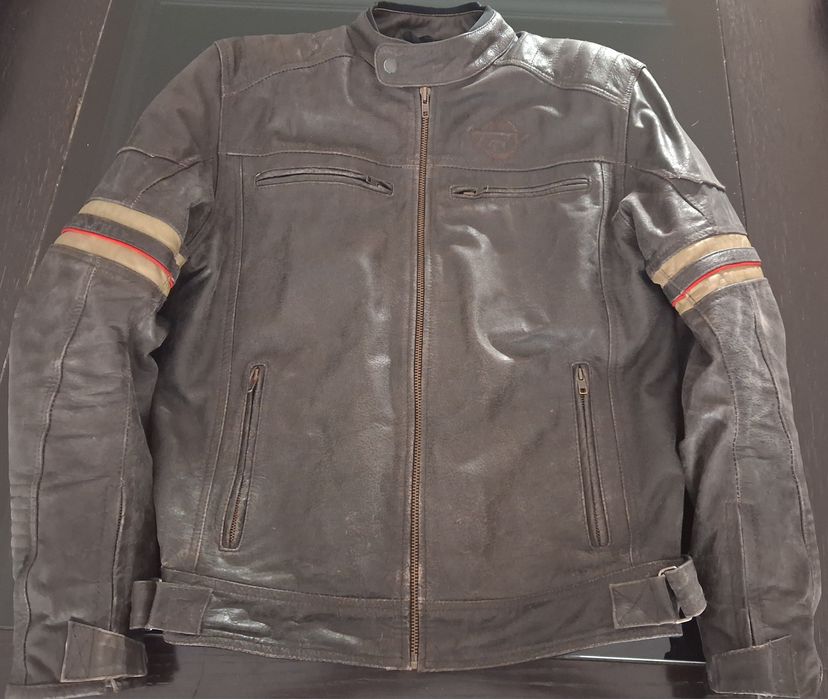 Blusão Motard Pele (c/Novo)