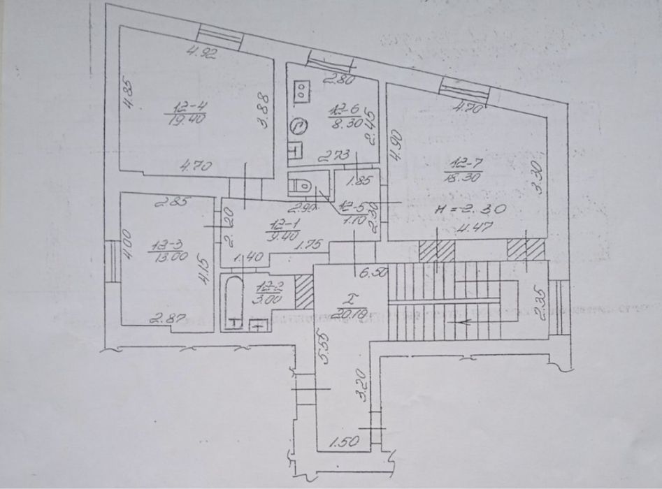 3-rooms apartment apartment by the address st. Franko Ivana ul (area 73 m²) - Atlanta.ua - photo 24