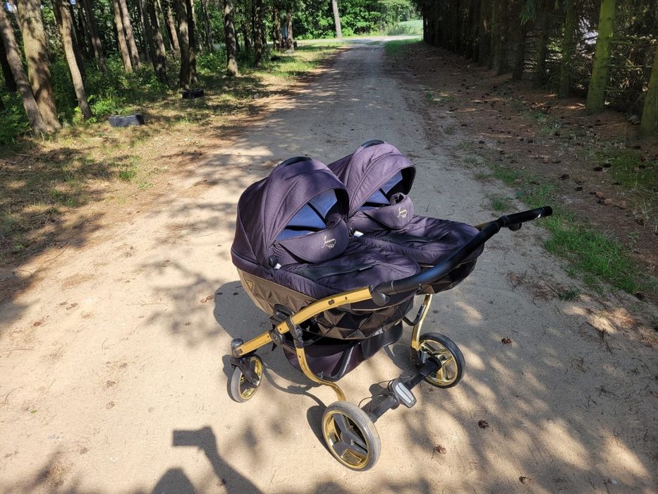 Wózek blizniaczy Junama Diamond 3w1