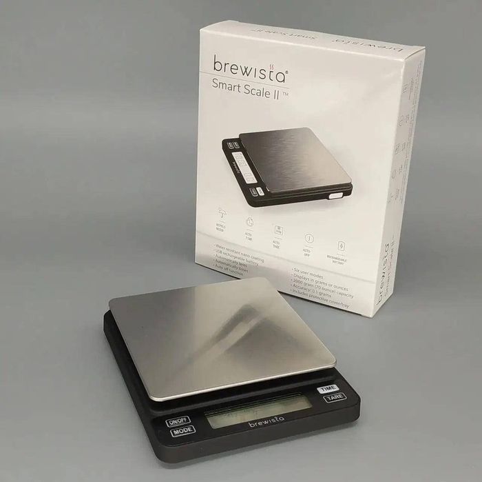 Ваги Brewista Smart Scale II водонепроникні BSSRB2, з usb зарядкою, дл