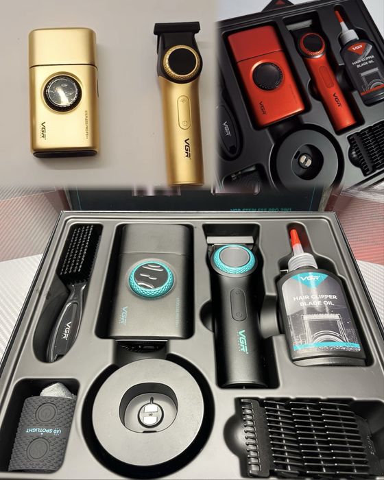 Професійний тример та шейвер VGR V977-377|Набір для стрижки і гоління