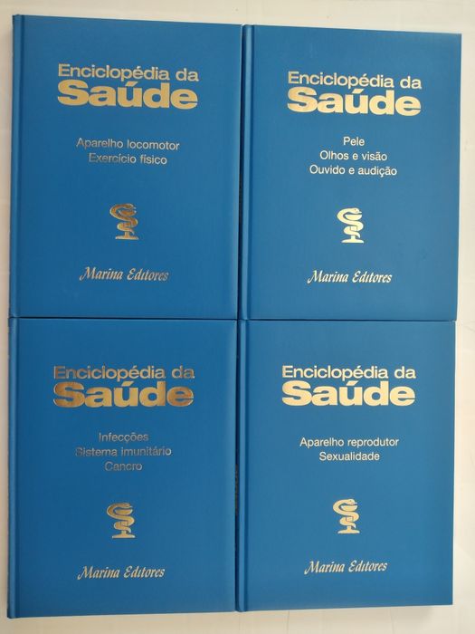 Enciclopédia da Saúde - 10 livros novos oferta estojo com cd