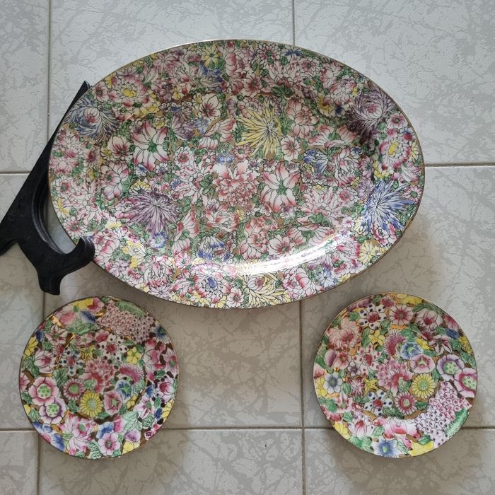 Travessa e pratos made in macau