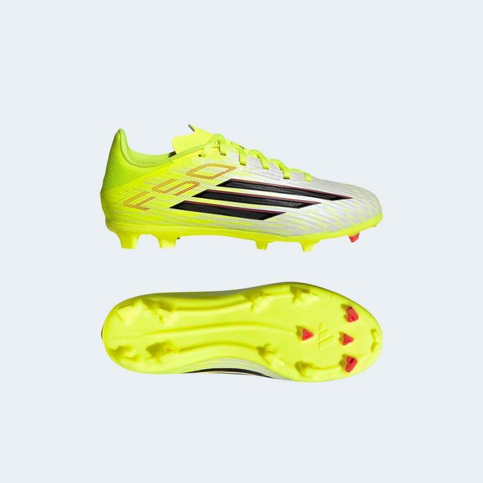 Chuteiras de Futebol Criança F50 League FG/MG Amarelo