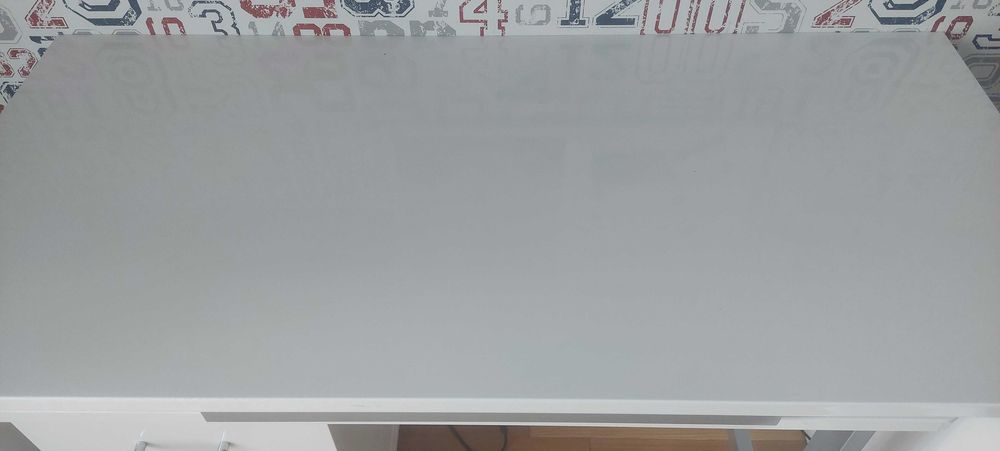 Biurko firmy FIORENTINO białe z grafitem nowoczesne