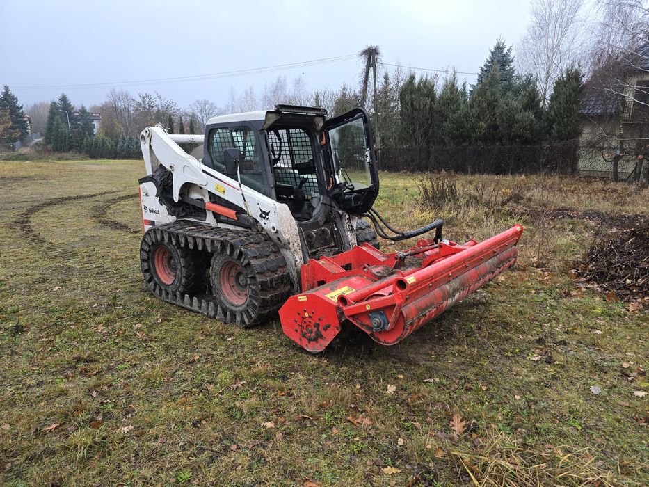 Mulczer leśny, mulczowanie, karczowanie mulczer wgłębny  wycinka drzew