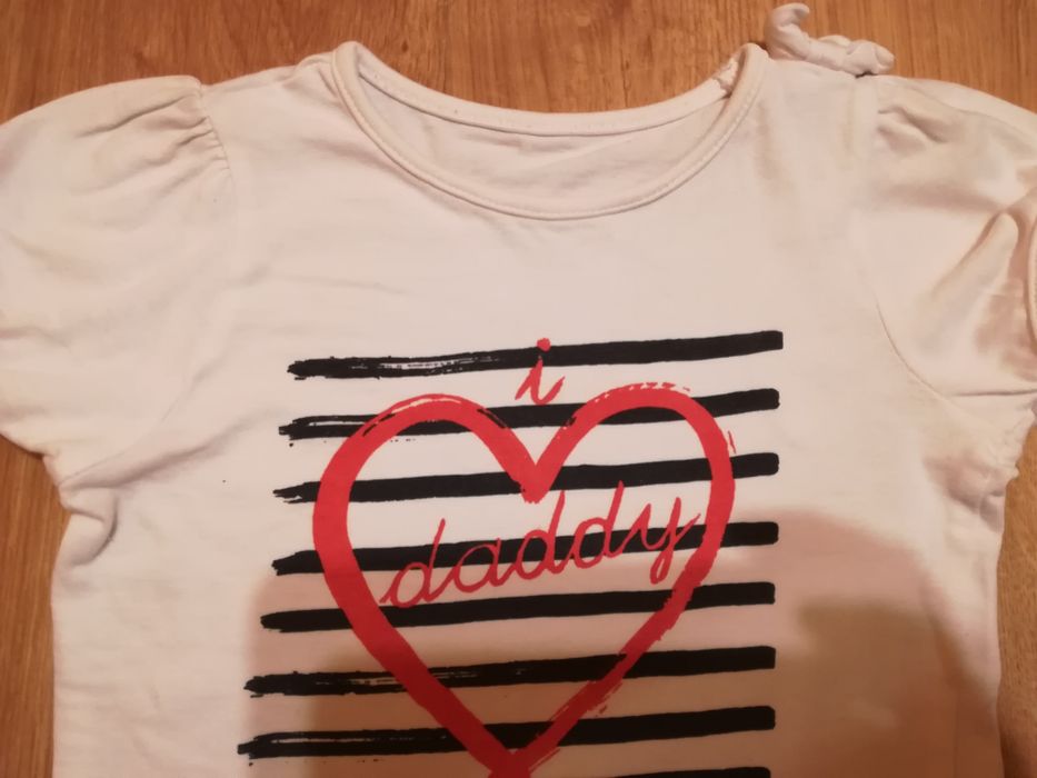 4x koszulka bluzka 3-12 mcy krótki rękaw zestaw paka