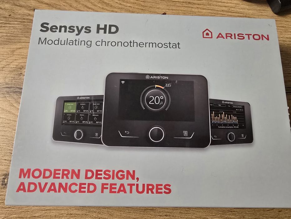 Termostat pokojowy Ariston Sensys HD black
