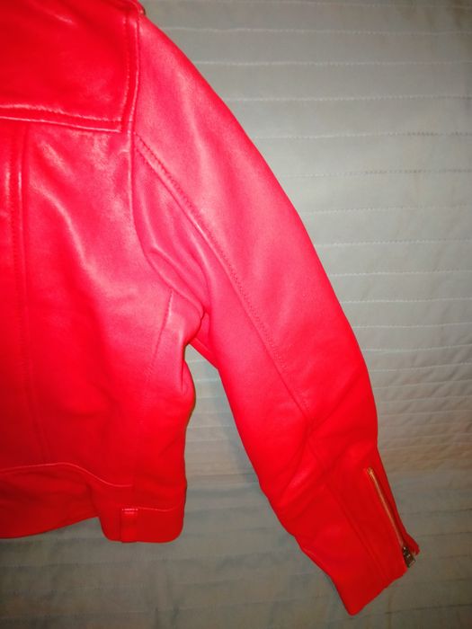 Kurtka skóra naturalna Mango r.S