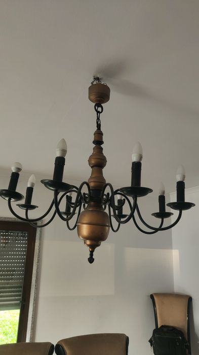 Candeeiro de teto vintage/neoclássico