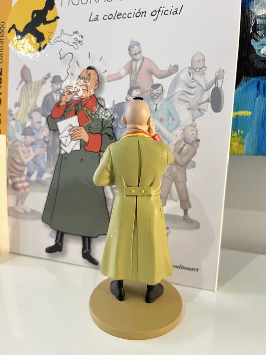 Figura Tintin Moulinsart – Coronel Sponsz – Coleção Oficial