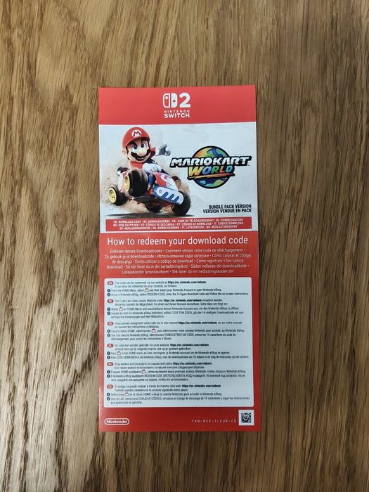 Mario Kart World kod Nintendo Switch 2, gra cyfrowa