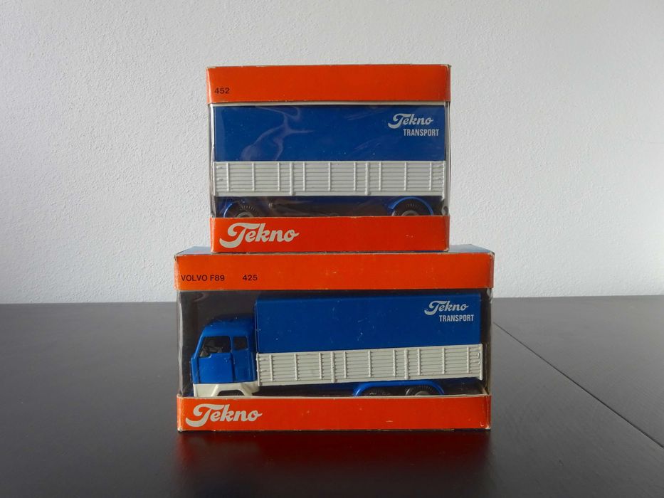 1:50 Tekno Volvo F89 Camião c/Reboque