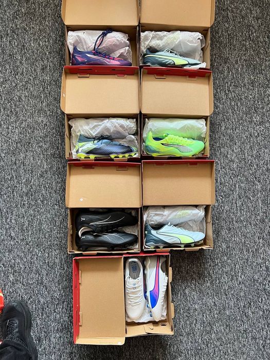 Zestaw 50 par Puma korki piłkarksie nowe