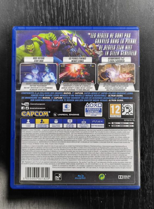 Marvel vs capcom infinite PlayStation 4