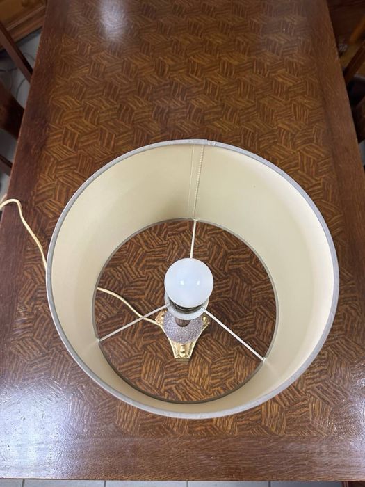 Настільна лампа бронза кришталь світильник 7578