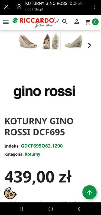 Koturny Gino Rossi 39,5 cm