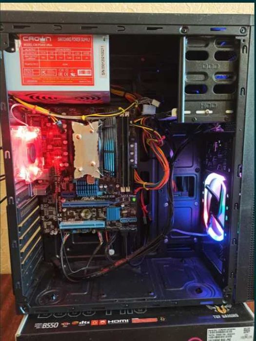 Системний блок /ЦП FX6300, Пам'ять 16Гбх420Гб,корпус чорний/