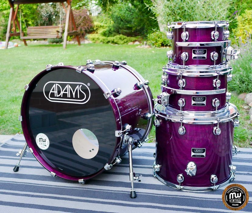 ‼️ Perkusja Adams 8000 Dpresent 22”, 10”, 12”, 16” Purple Stain ‼️
