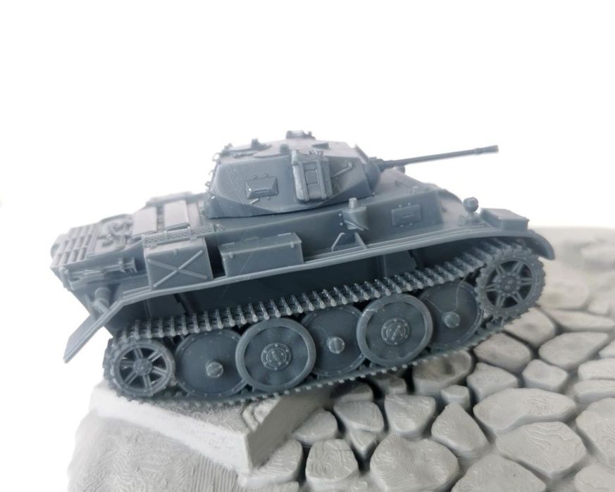 2x Panzer 2 auf L model w skali 1:56 pasuje do  bolt action, druk  3D