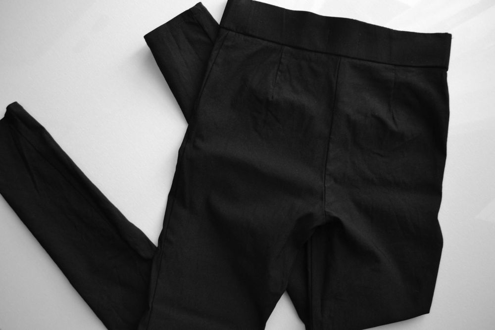 czarne spodnie casual 7/8 dorothy perkins M 38 spodnie bawełniane