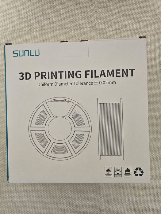 Філамент SUNLU PVB прозорий чорний 1.75мм 1кг для 3D-друку