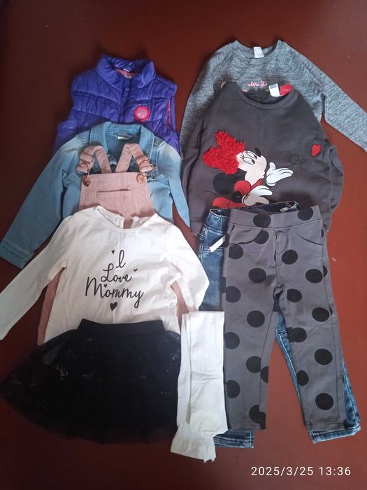 Пакет речей для дівчинки 86-92