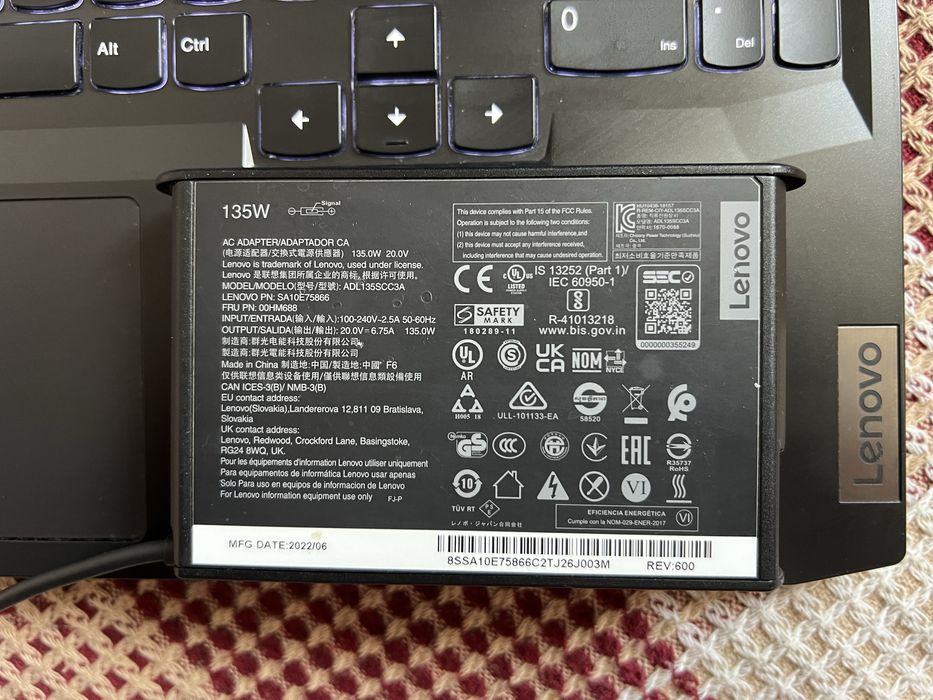Ноутбук IdeaPad Gaming 3-15IHU6 - Type 82K1