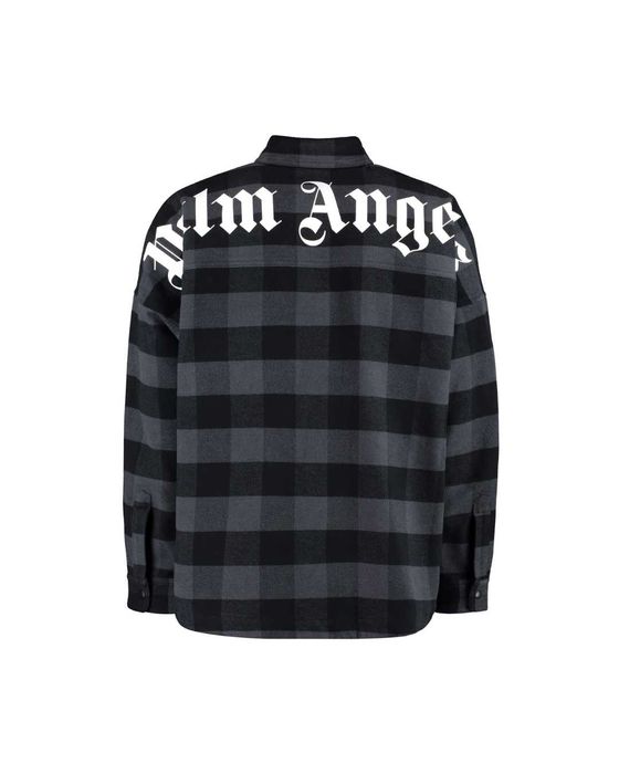 Palm Angels Black Classic Logo Overshirt (S oversize)