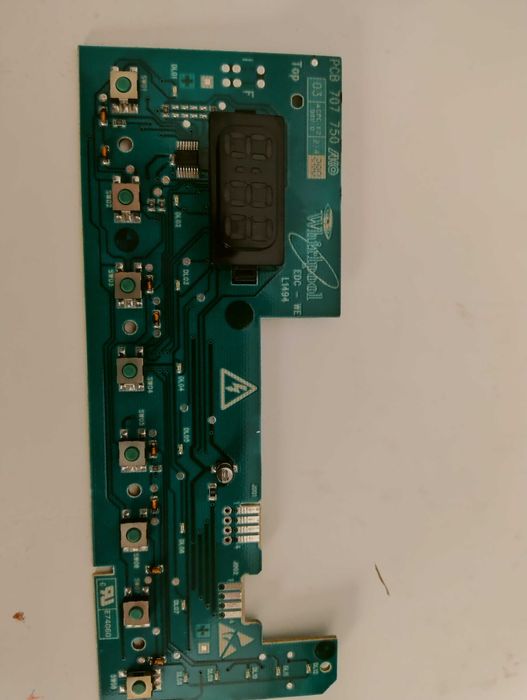 Moduł sterujący przyciskami pralka Whirlpool AWO/D 5270/P