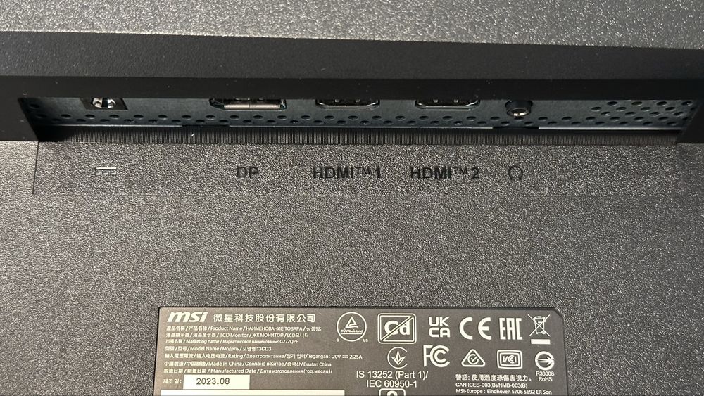Monitor MSI 27 Polegadas LED RAPID IPS WQHD 170Hz G-Sync