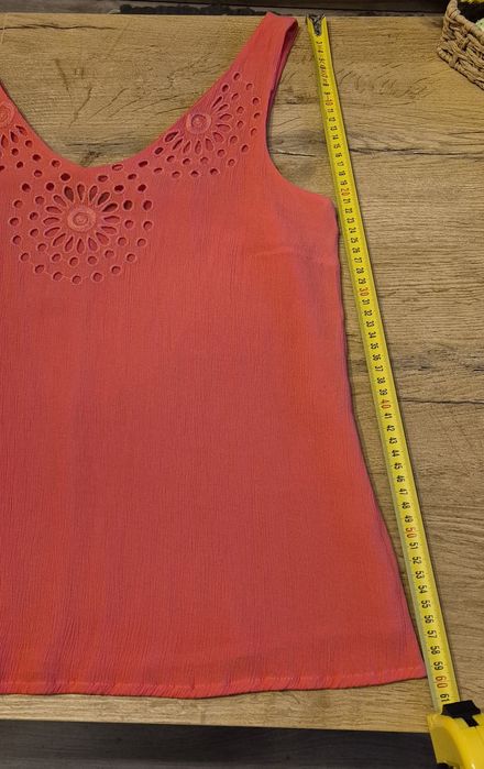 Bluzka Desigual haft ażurowy podszewka rozm. M