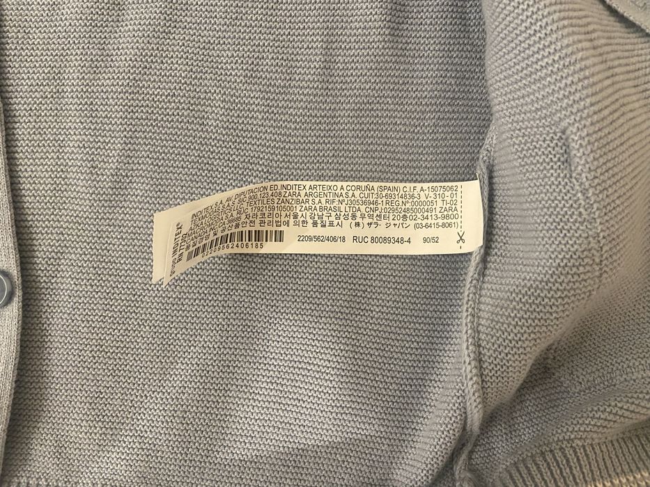 Casaco de malha Zara menino