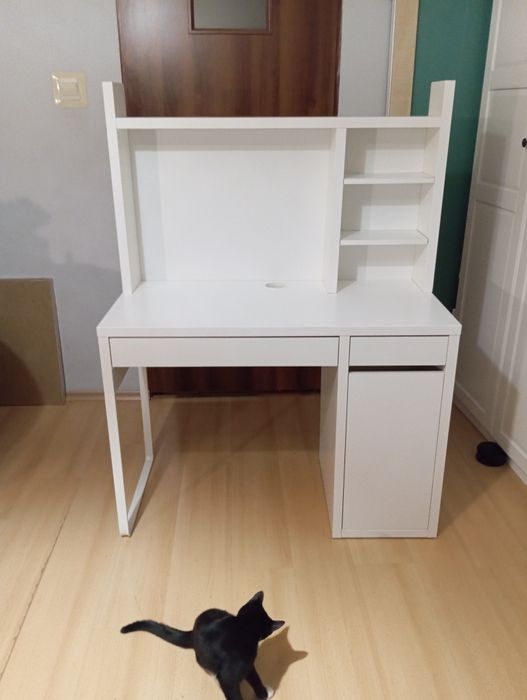 Biurko dla dzieci IKEA Micke Mickey z nadstawką i wkładem do szuflady KUGGIS