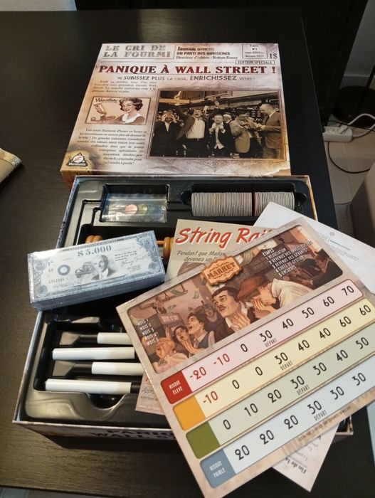 Jogo de tabuleiro Panic in Wall Street