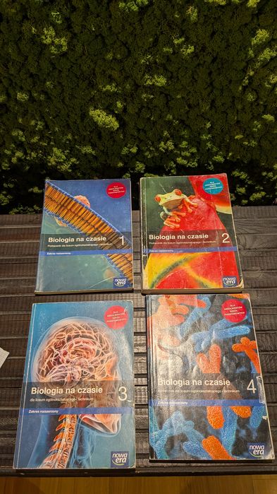 Matura 2027: Biologia na czasie 1,2,3,4 podręczniki zakres rozszerzony Nowa Era