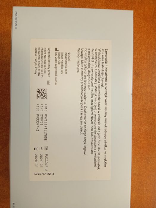 NovoPen 4 nowy wysyłka niebieski