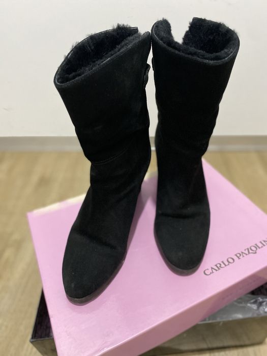 Черевики Carlo Pazolini натуральний замш та хутро