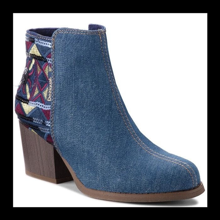 Desigual botki jeans 38