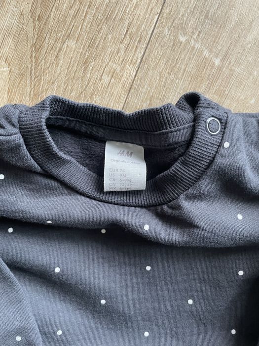 H&M 2 sukienki dresowe rozm. 74