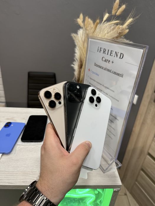 iphone 16 pro max 256gb black/white/desert titanium, стан 10/10