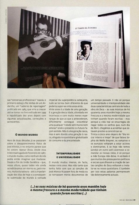 José Afonso	- - -		Cais	- - - - -	Revista