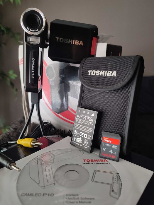 Máquina de Filmar Toshiba Camileo P10