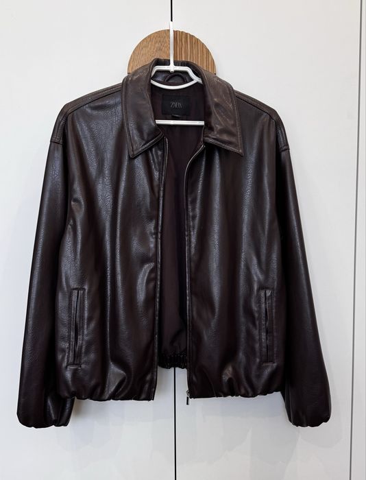 Шкіряна куртка ZARA