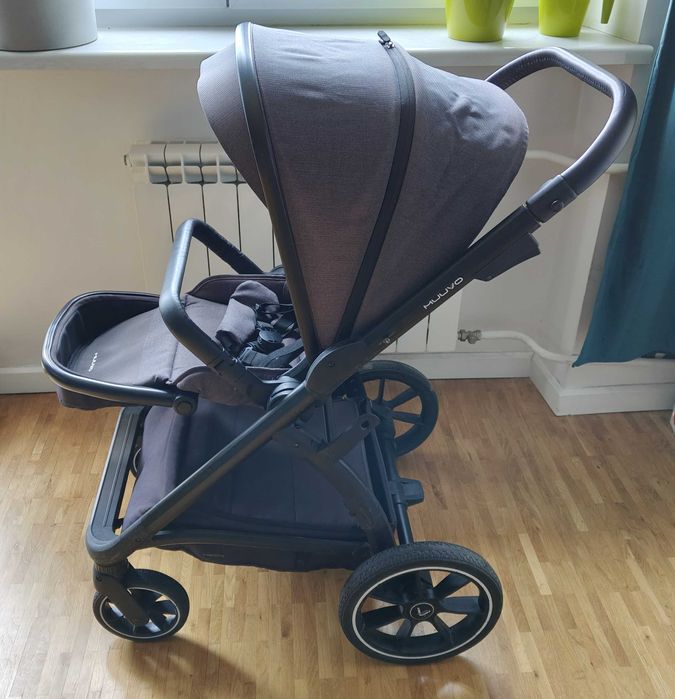 Wózek dziecięcy - Muuvo Trick 2w1 - Iron Graphite