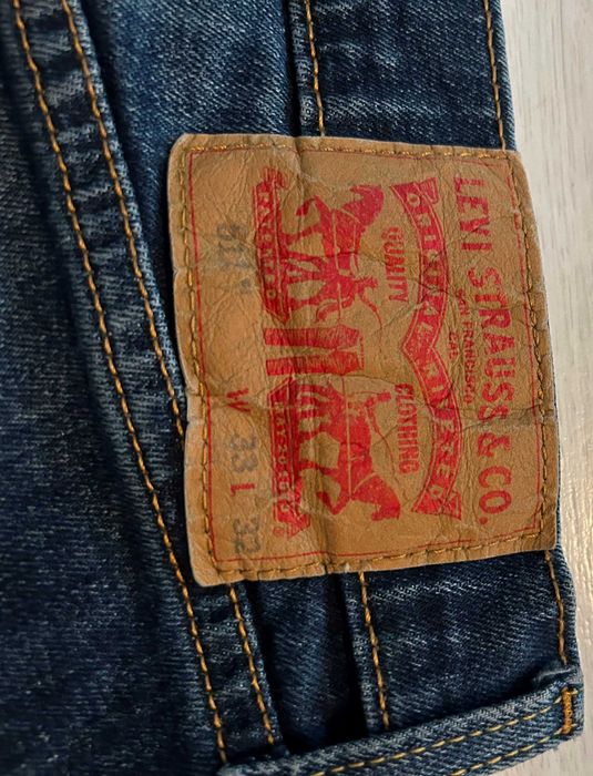 Spodnie jeansowe jeans Levis 512 W33 L32